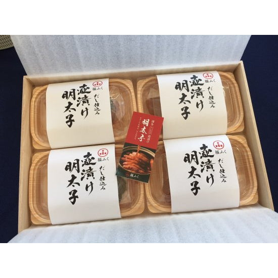 だし仕込み壷漬け明太子 150g × 4個セット