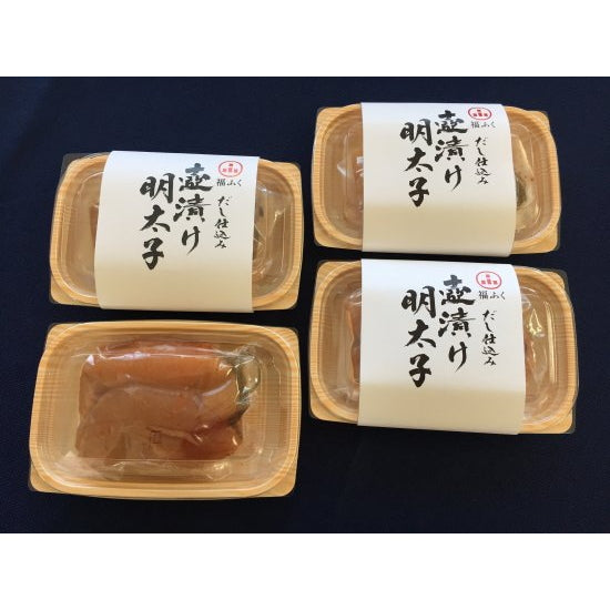 だし仕込み壷漬け明太子 150g × 4個セット